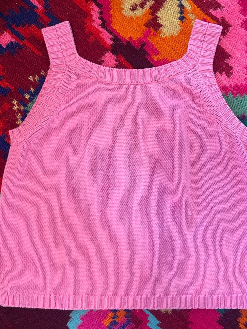 Jeanne pierre perfect pink sweater tank
